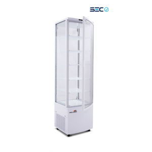 vertical showcase, refrigerated display cabinet 288Lts, vitrina pastelera vertical